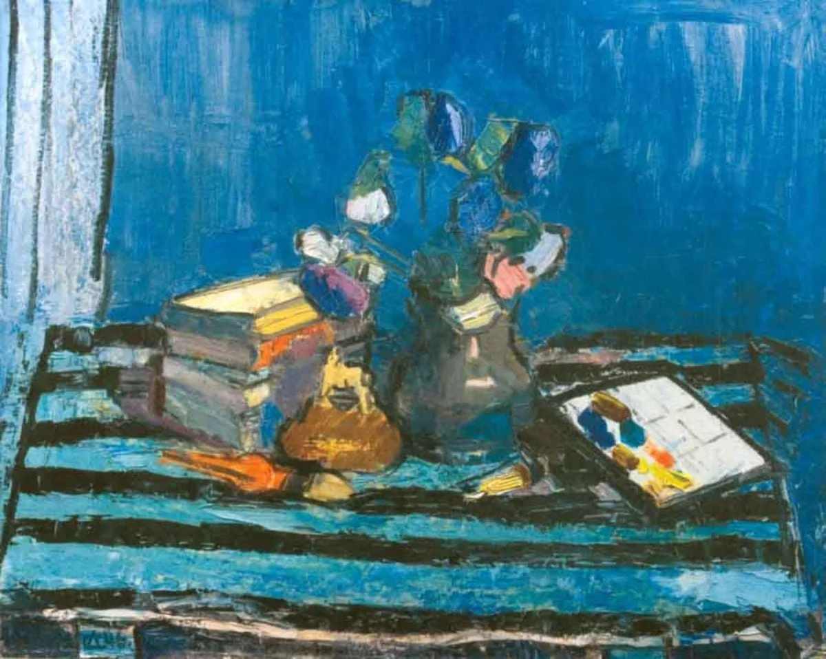 Natură moartă, by Alexandru Ciucurencu, unspecified, 1946