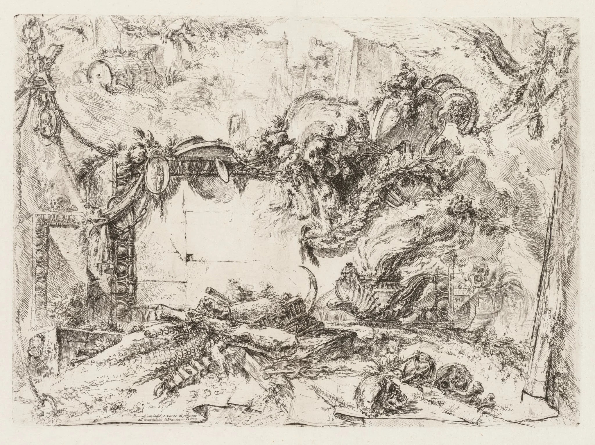 The Monumental Tablet, by Giovanni Battista Piranesi, 1748