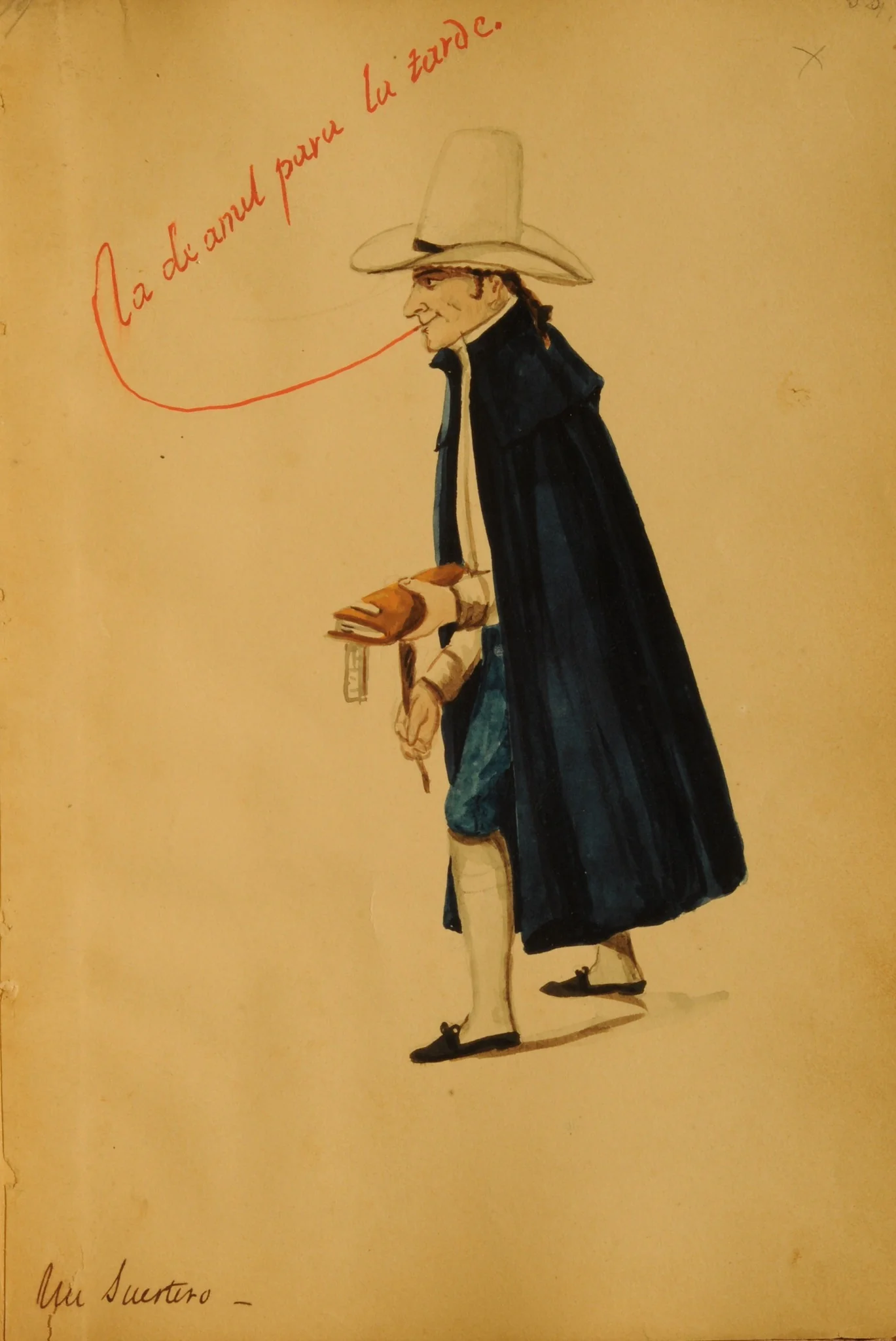 A hopeful, by Pancho Fierro, unspecified, 1850