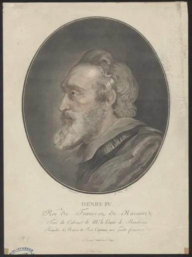 Portrait of Henry IV, king of France