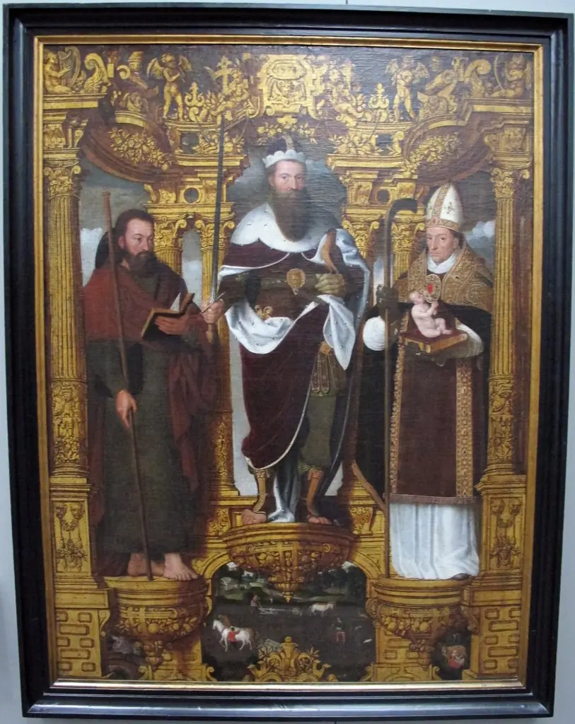 Saints Bavo, James the Great and Willibrord