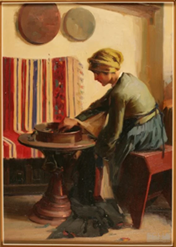Painting, by Apostolos Geralis, paint, 1850