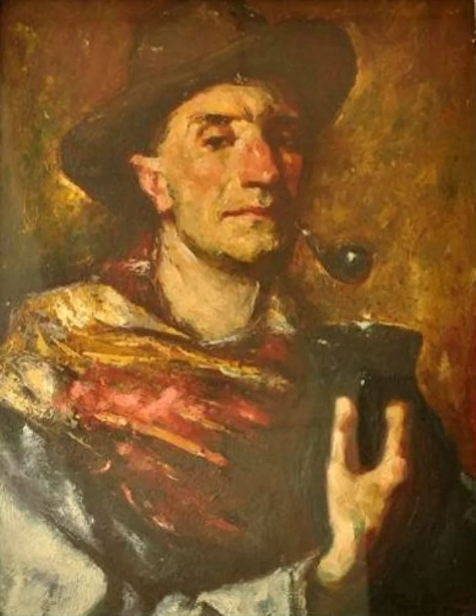 Portret cu lulea