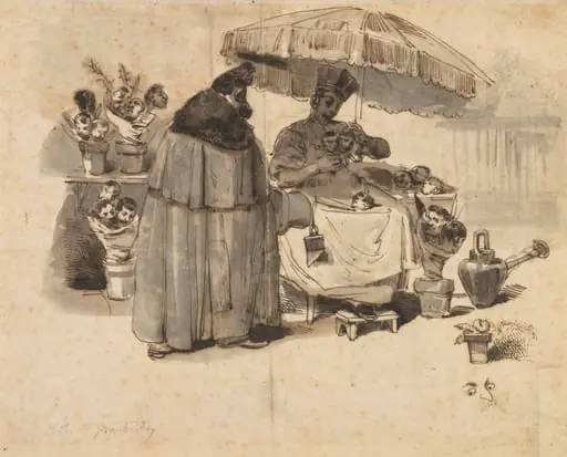 Study for "Au Bouquet de persil," (A Bouquet of Parsley)