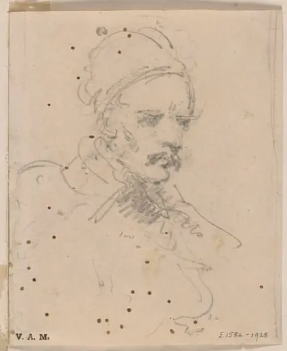 A moustachio'd man