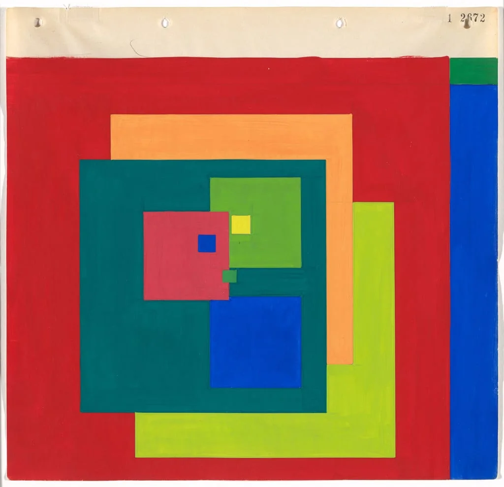 Untitled, by Oskar Fischinger, tempera, 1934