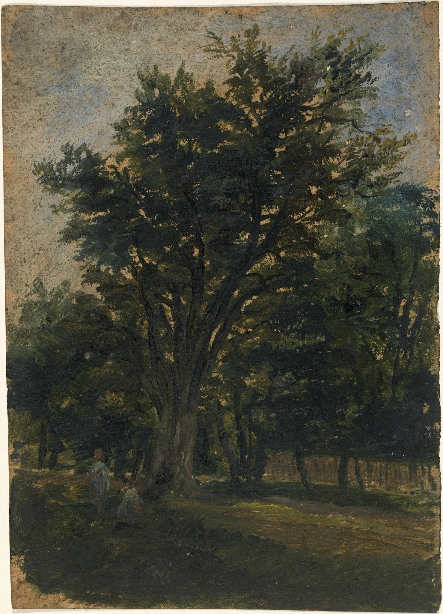 Figures against Trees, by William Howis senior, unspecified, 1839