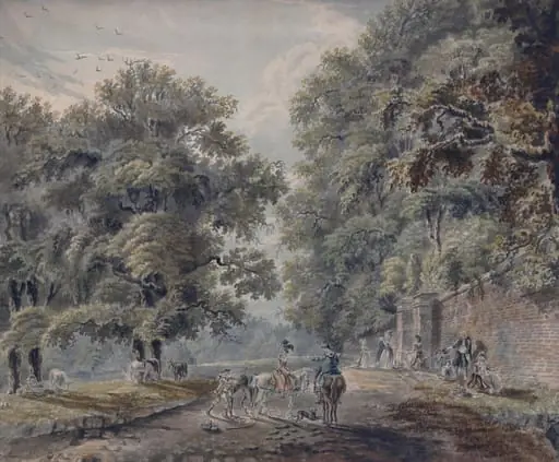 Entrance to Greenwich Park from Blackheath