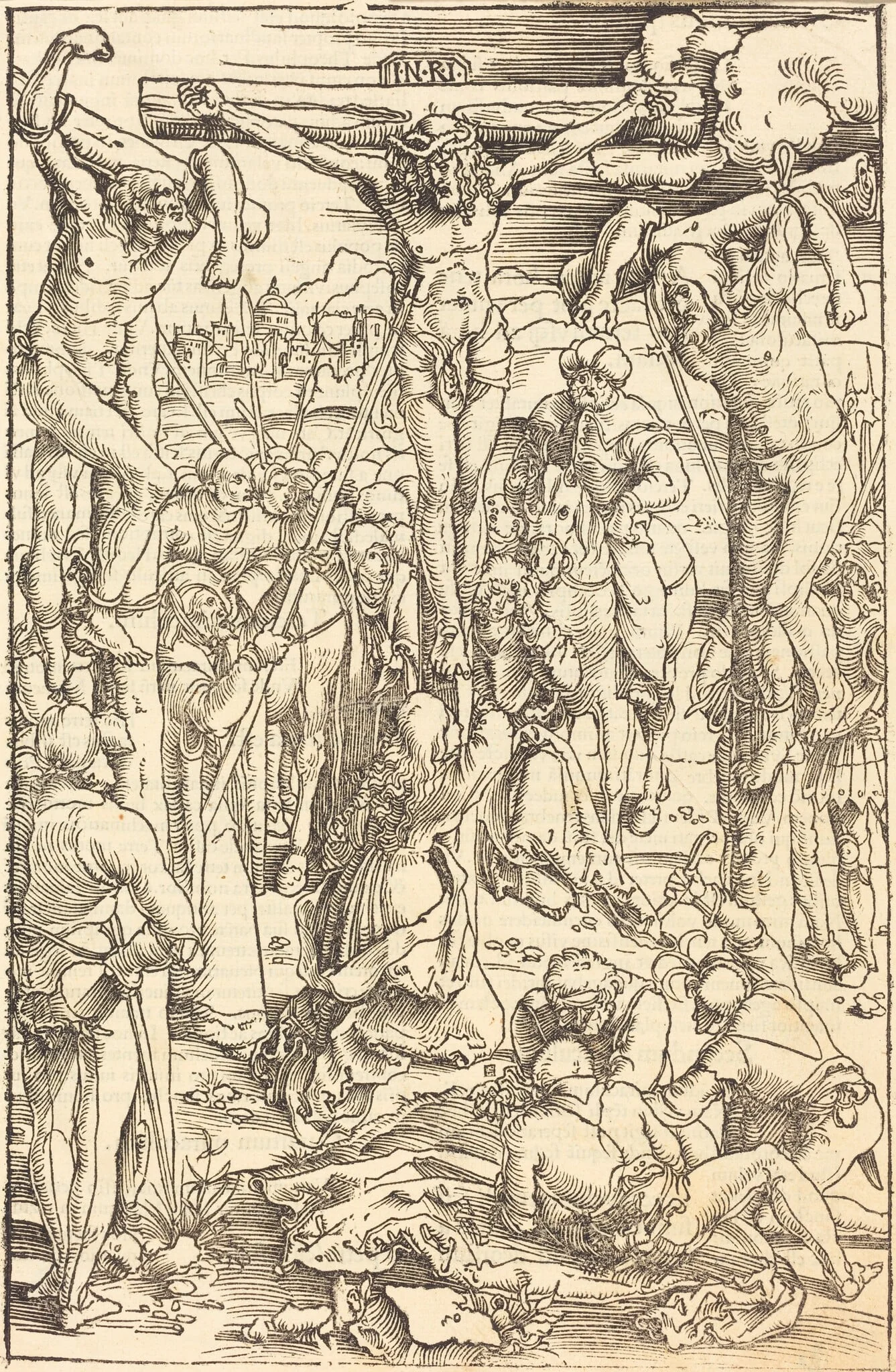 Christ on the Cross, by Hans Baldung Grien, ink, 1506