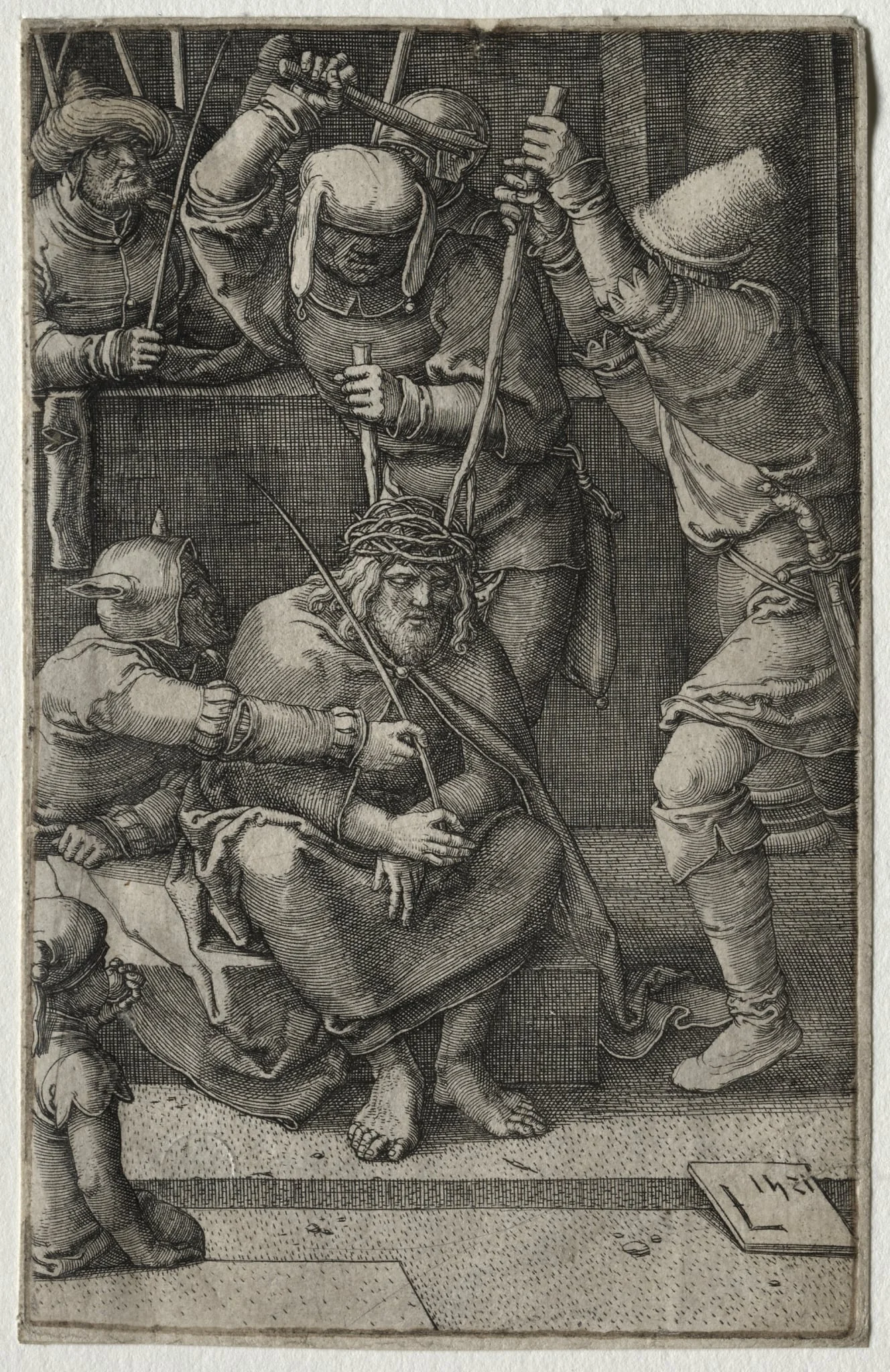 The Passion: Christ Crowned with Thorns, by Lucas van Leyden, 1521