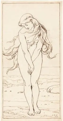 Standing Nude with Crossed Arms