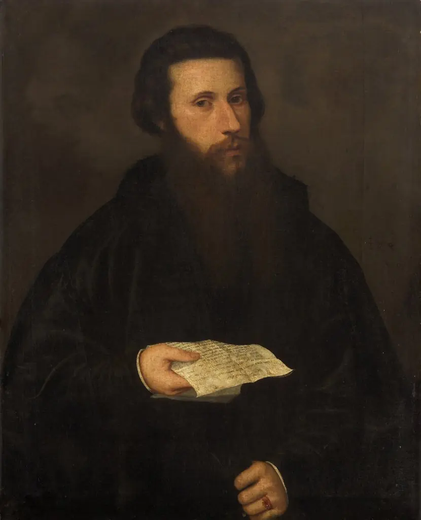 Portrait of a Man with a Letter