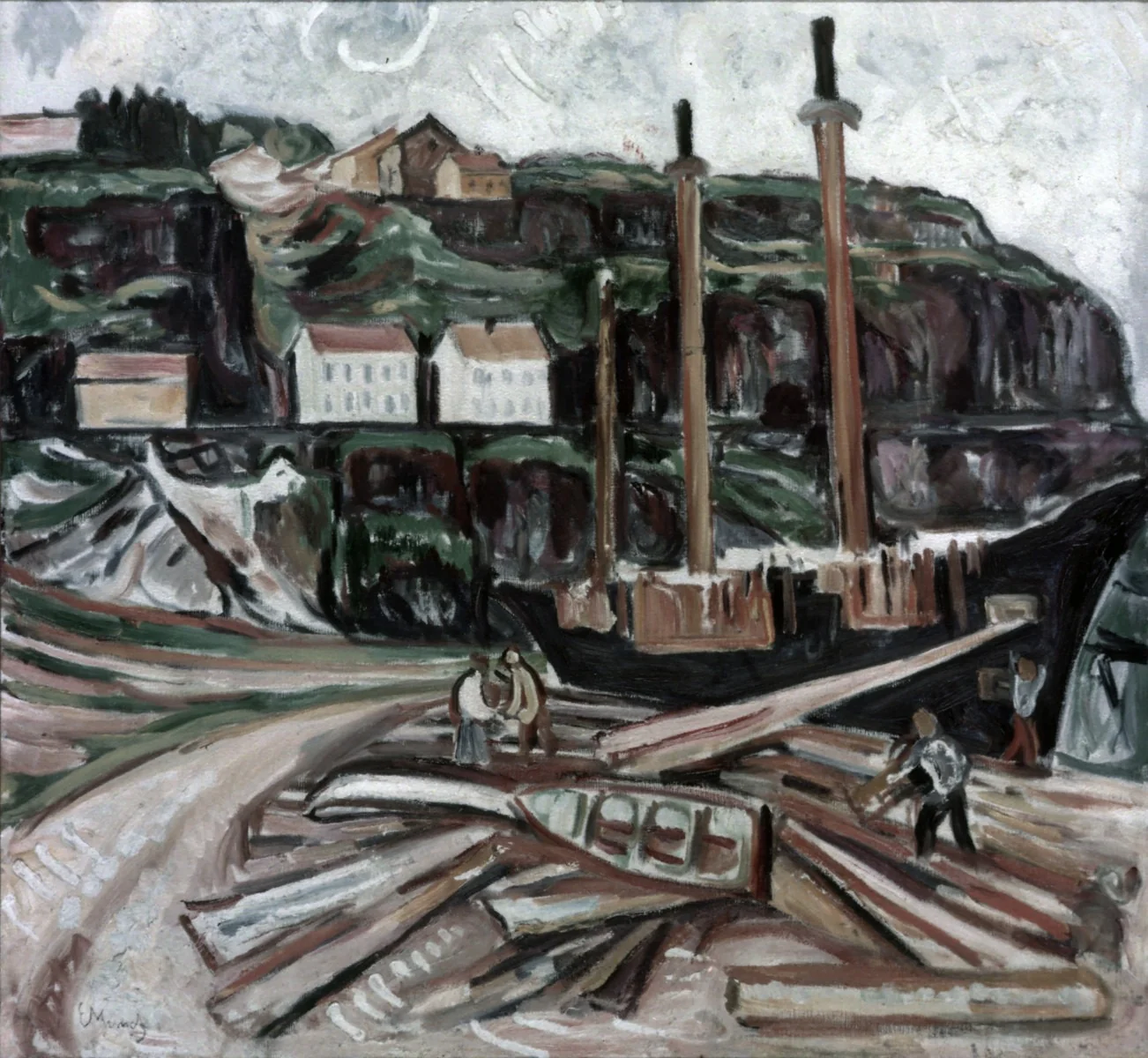 Ship Being Scrapped