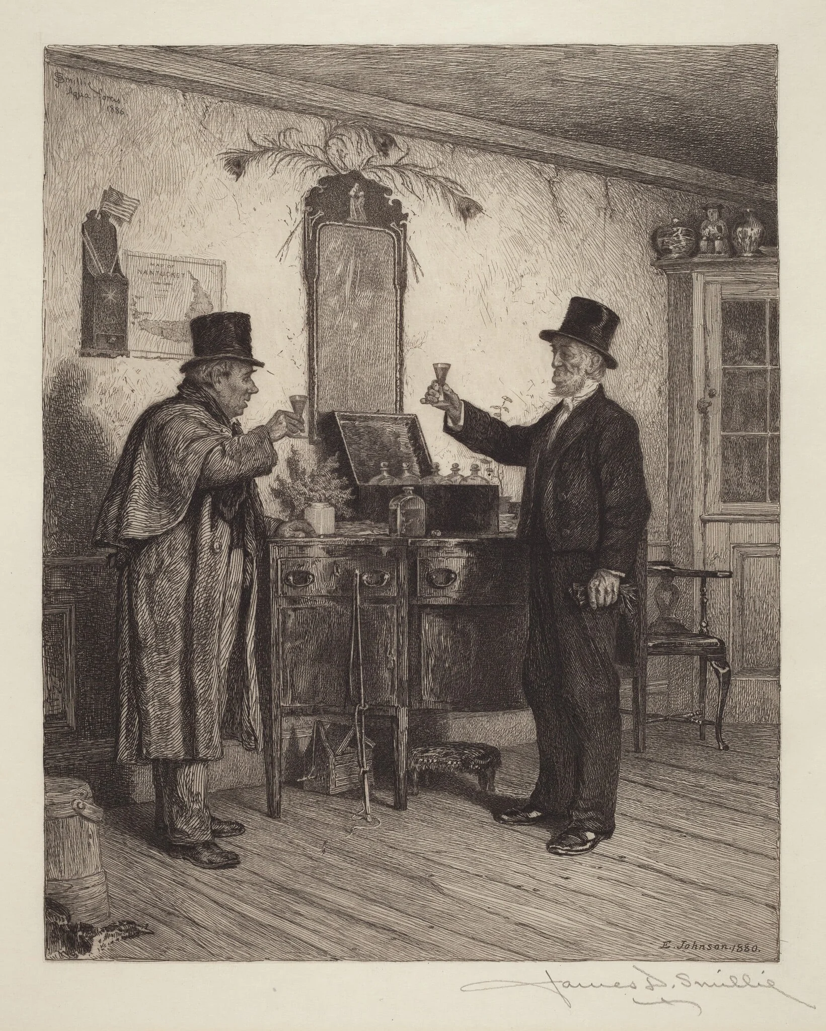 A Glass with the Squire
