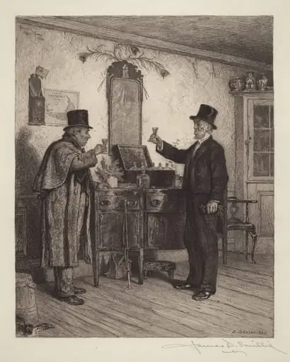 A Glass with the Squire