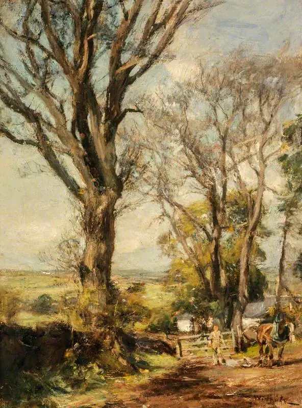 Ash Trees in Spring