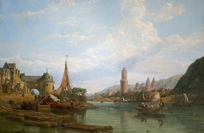 Andernach on the Rhine, Germany