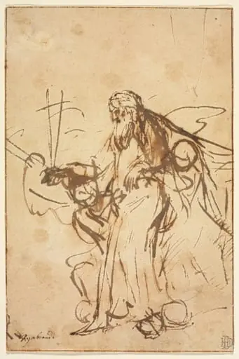 God the Father Supported by Angels