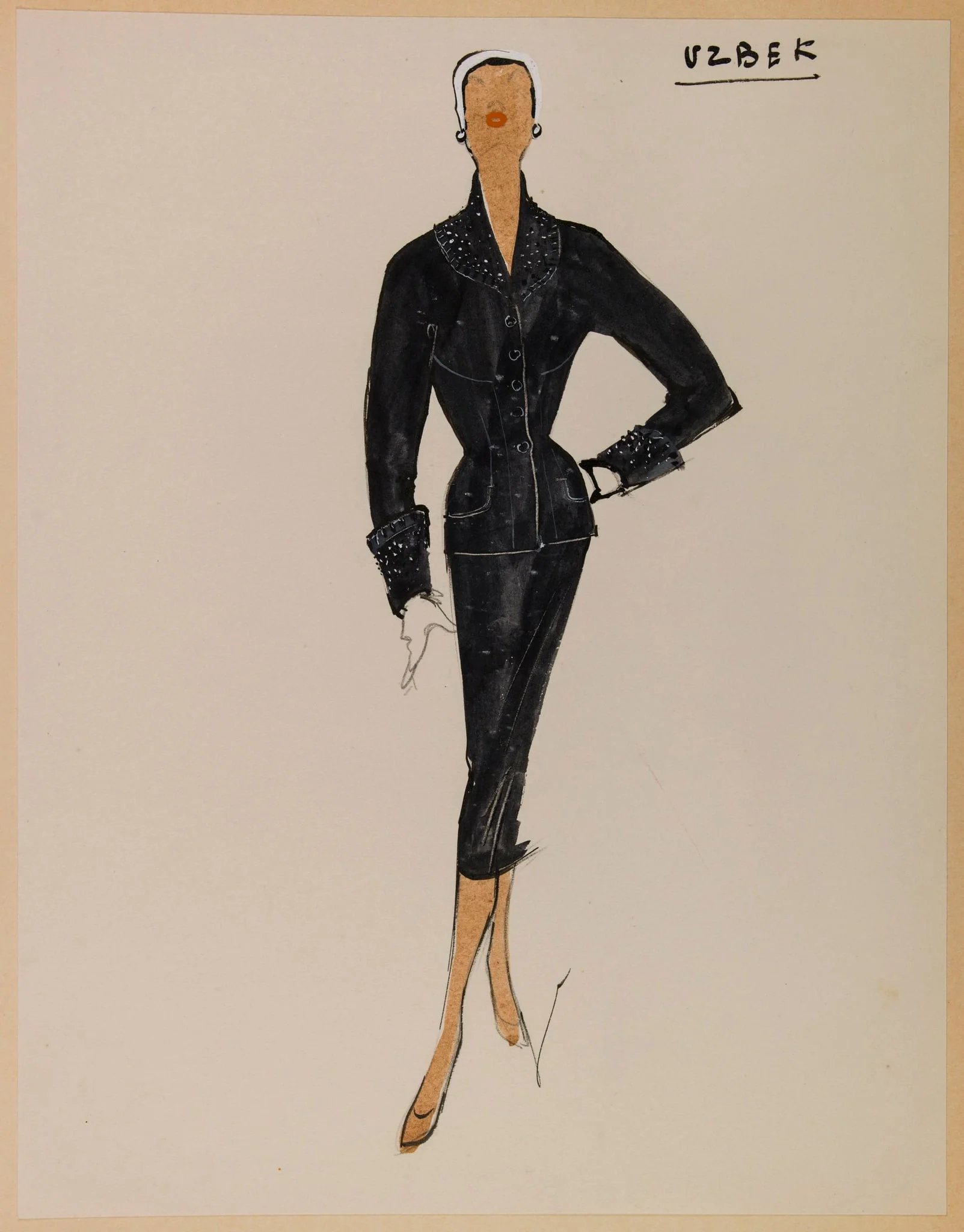 Uzbek, by Carven, 1953