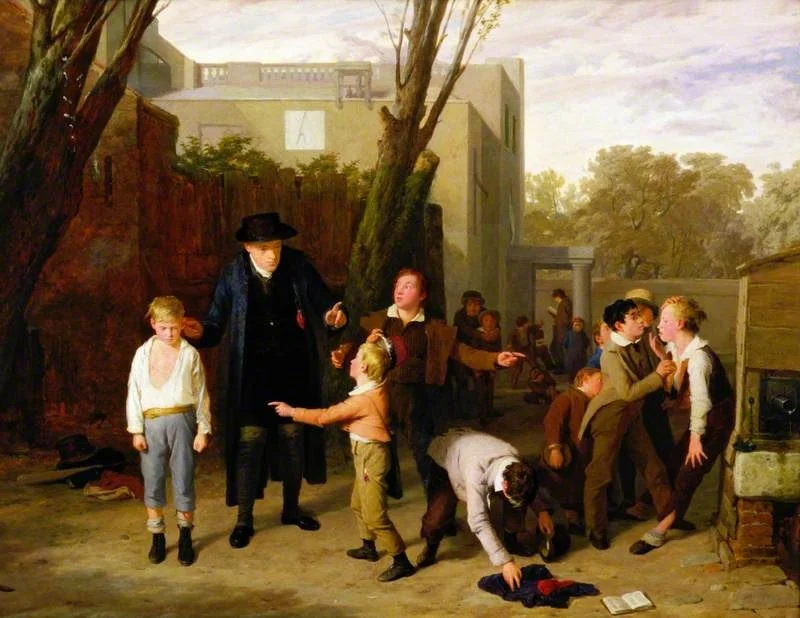 The Fight Interrupted, by William Mulready, unspecified, 1816