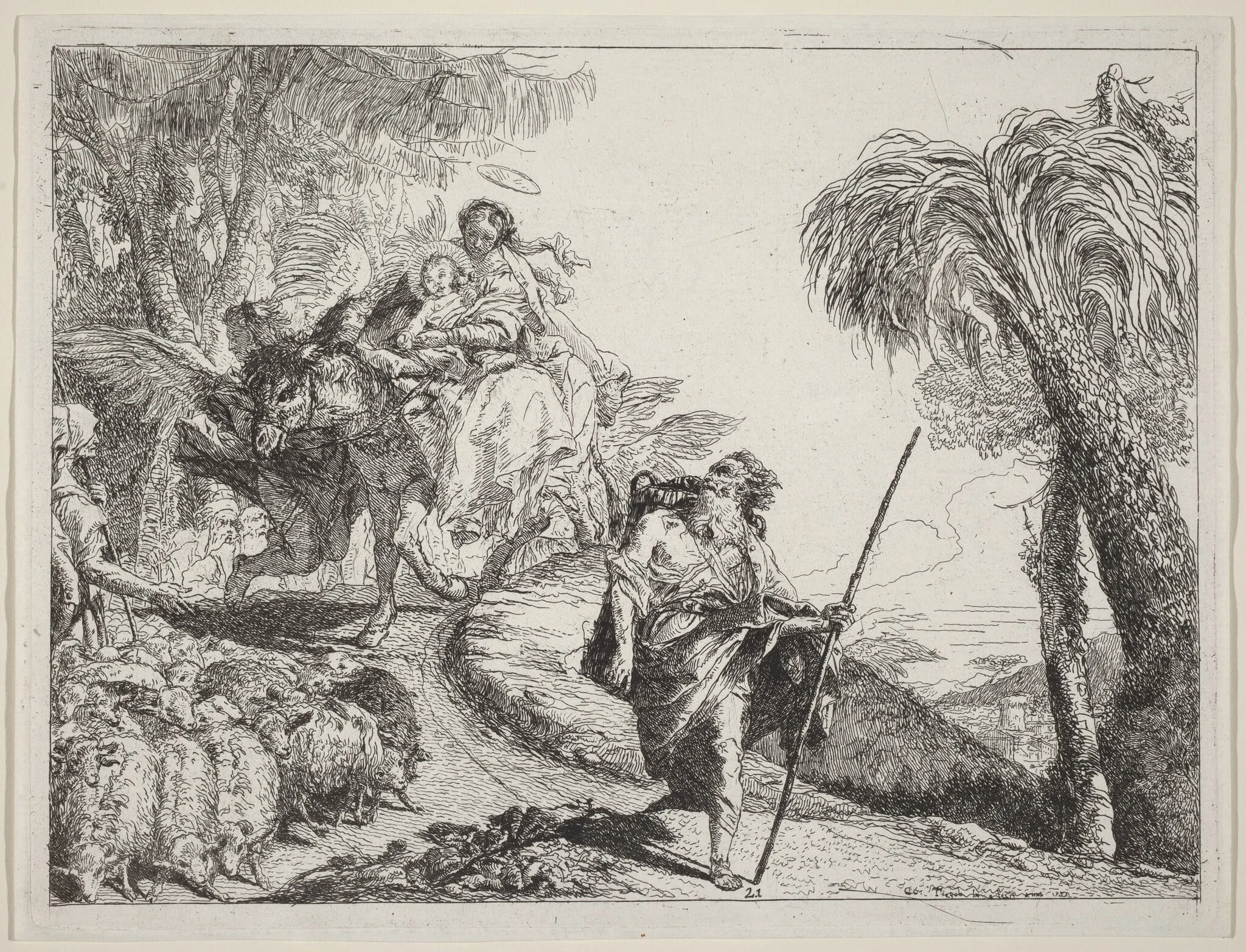 The Flight with Joseph in the Foreground