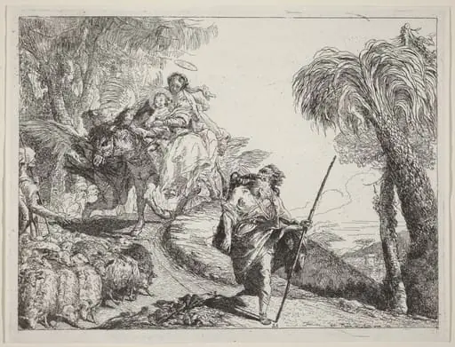 The Flight with Joseph in the Foreground