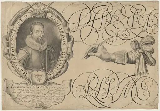 Richard Gethinge, Writing Master