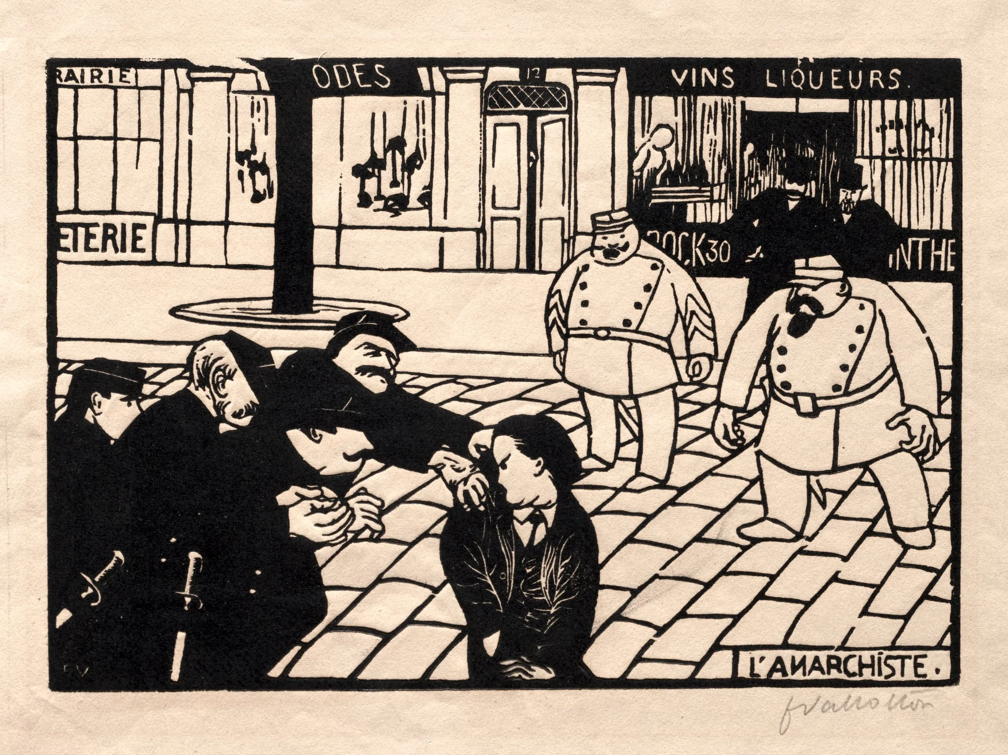The Anarchist, by Félix Vallotton, 1892