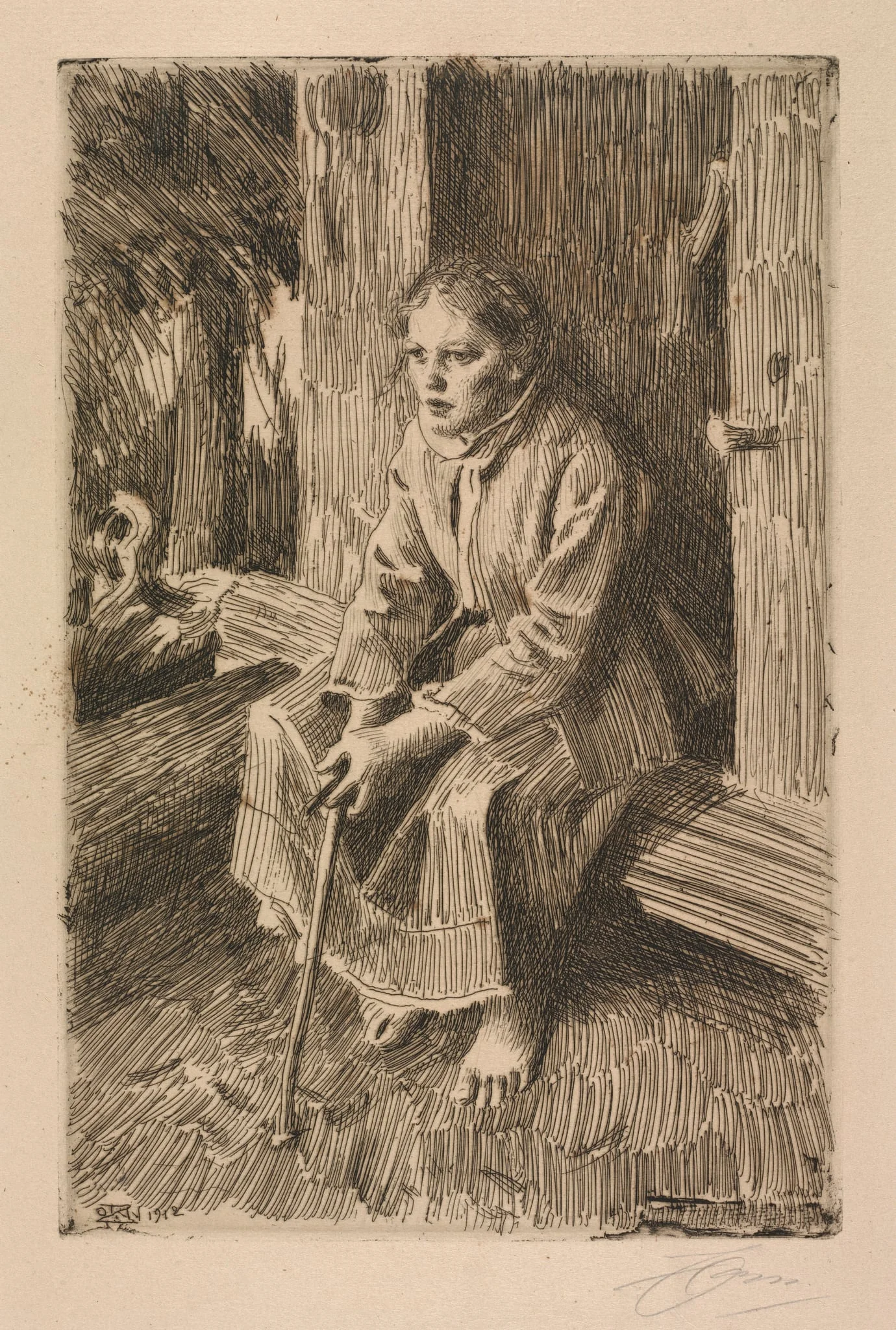 Vallkulla, by Anders Zorn, 1912