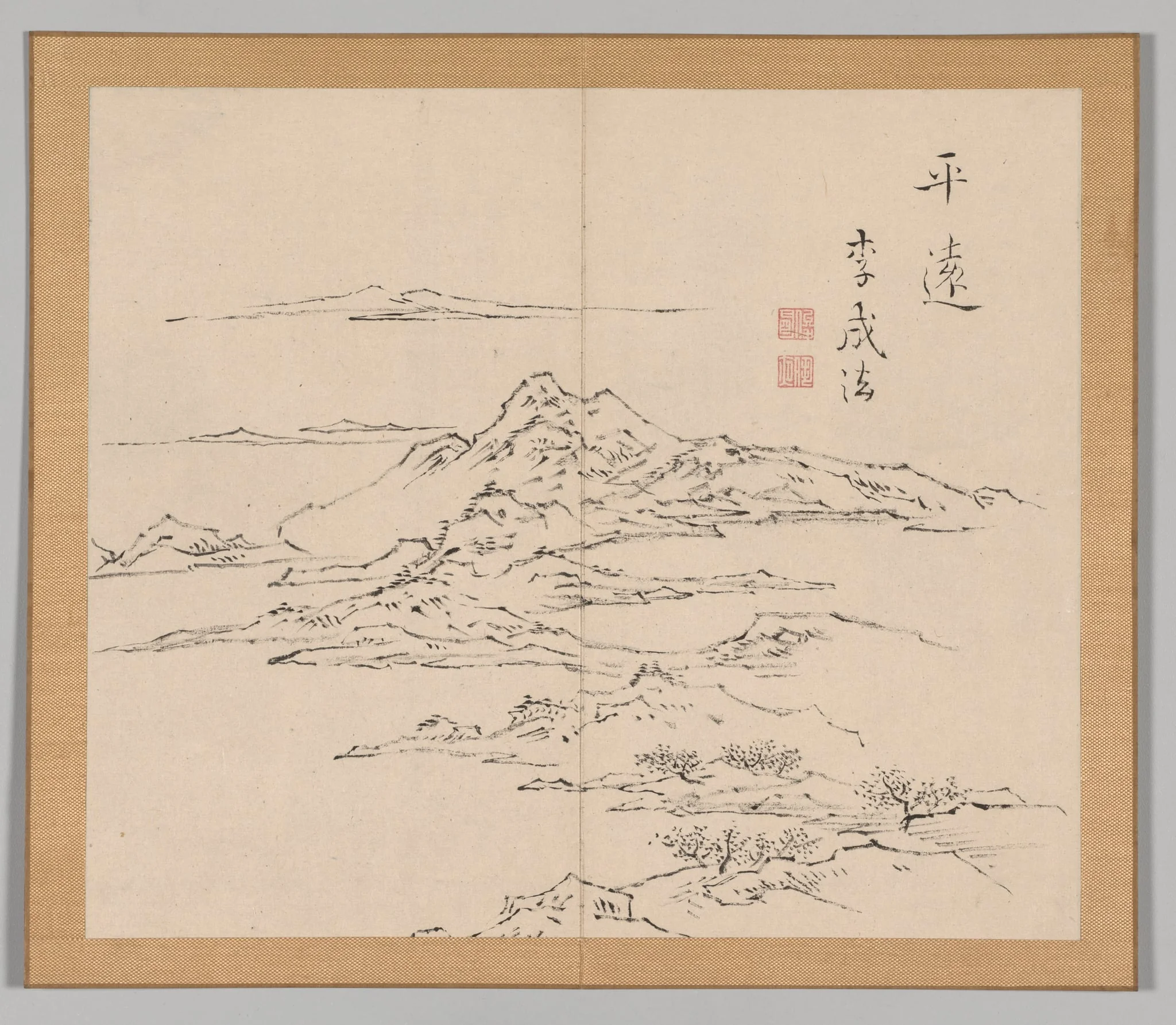 Reverberations of Taiga, Volume 2 (leaf 8), by Aoki Shukuya, 1704