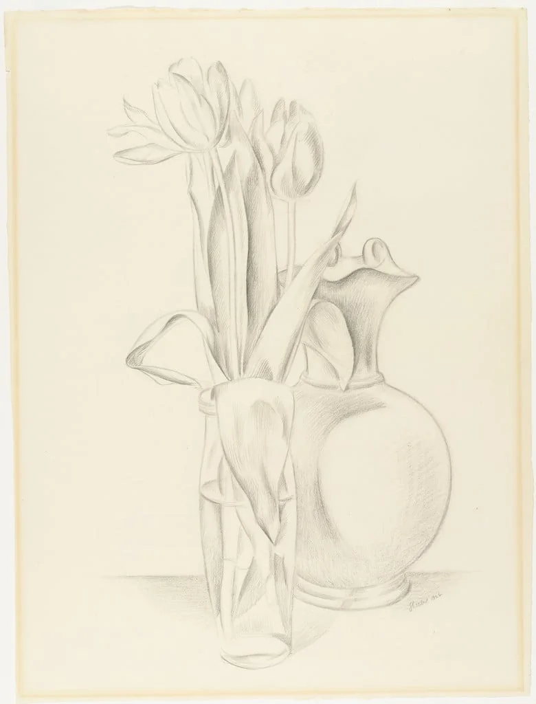 Untitled, by Charles Sheeler, graphite, 1922