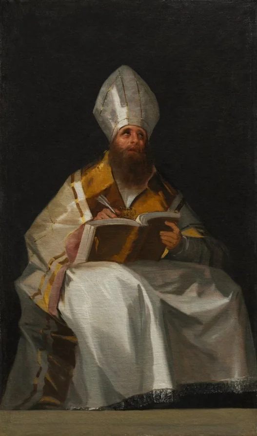Saint Ambrose, by Francisco Goya, unspecified, 1798