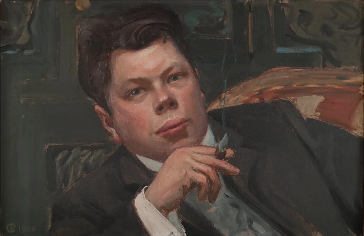 Eric Ehrströmin muotokuva, by Akseli Gallen-Kallela, unspecified