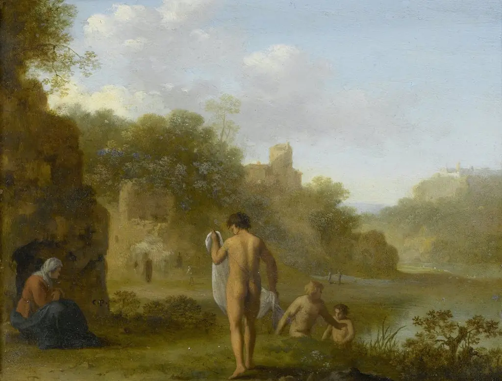 Bathing men