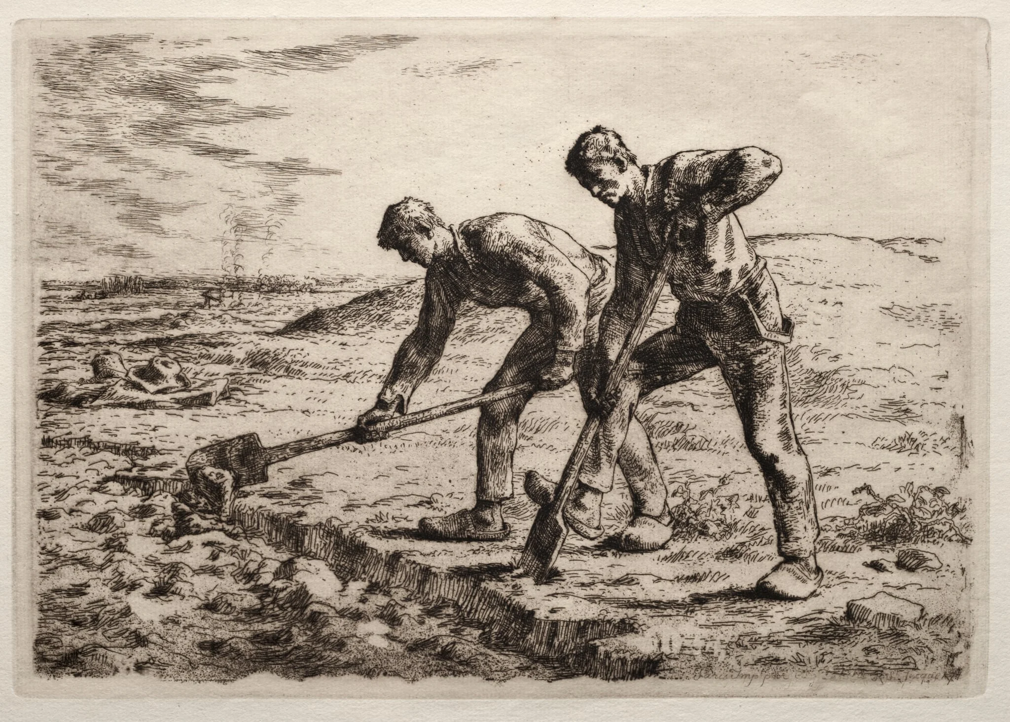 The Diggers, by Jean François Millet, 1856