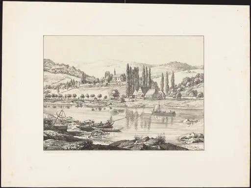 The Convent of Neuberg from Schlierbach