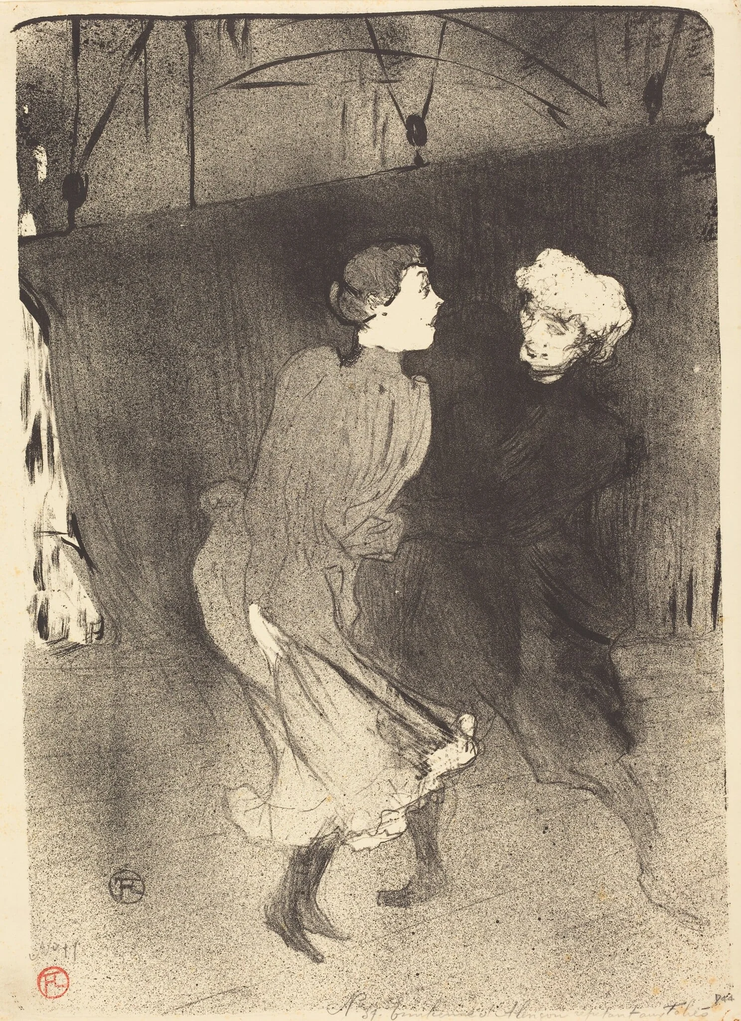 Dress Rehearsal at the Folies-Bergere (Répétition générale aux Folies-Bergère)