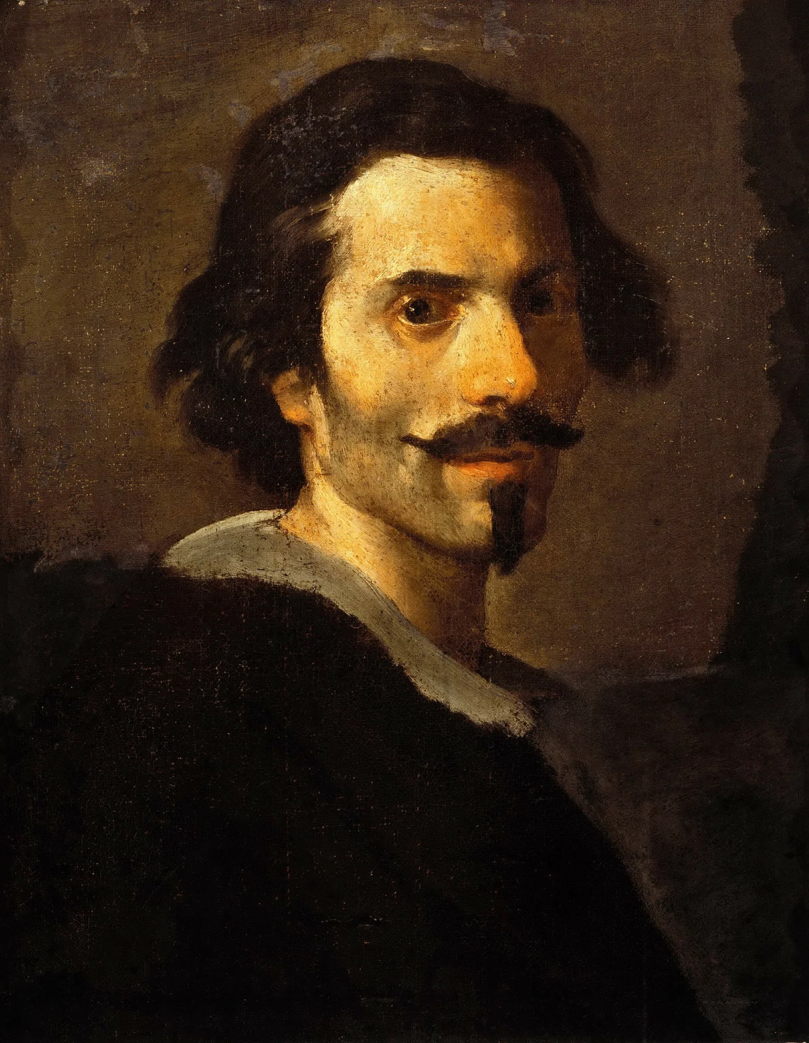 Self Portrait of Gianlorenzo Bernini as a Mature Man (1638-40), by Gian Lorenzo Bernini, oil, 1635