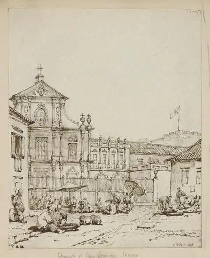 The church of S. Domingos, Macau