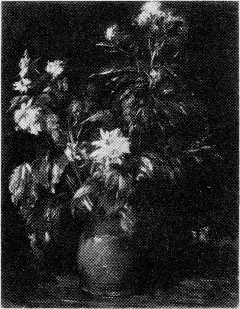 Bloemen in een rood aarden pot