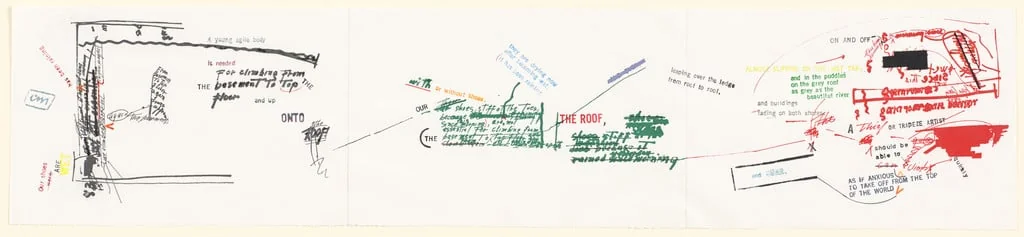 Untitled, by Claire Moore, ink, 1975