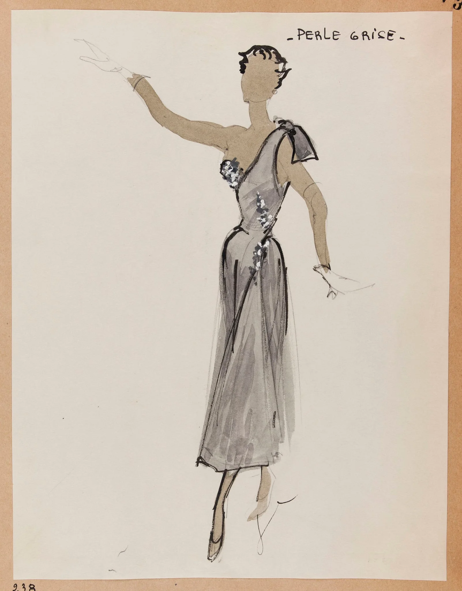 Perle grise, by Carven, 1951