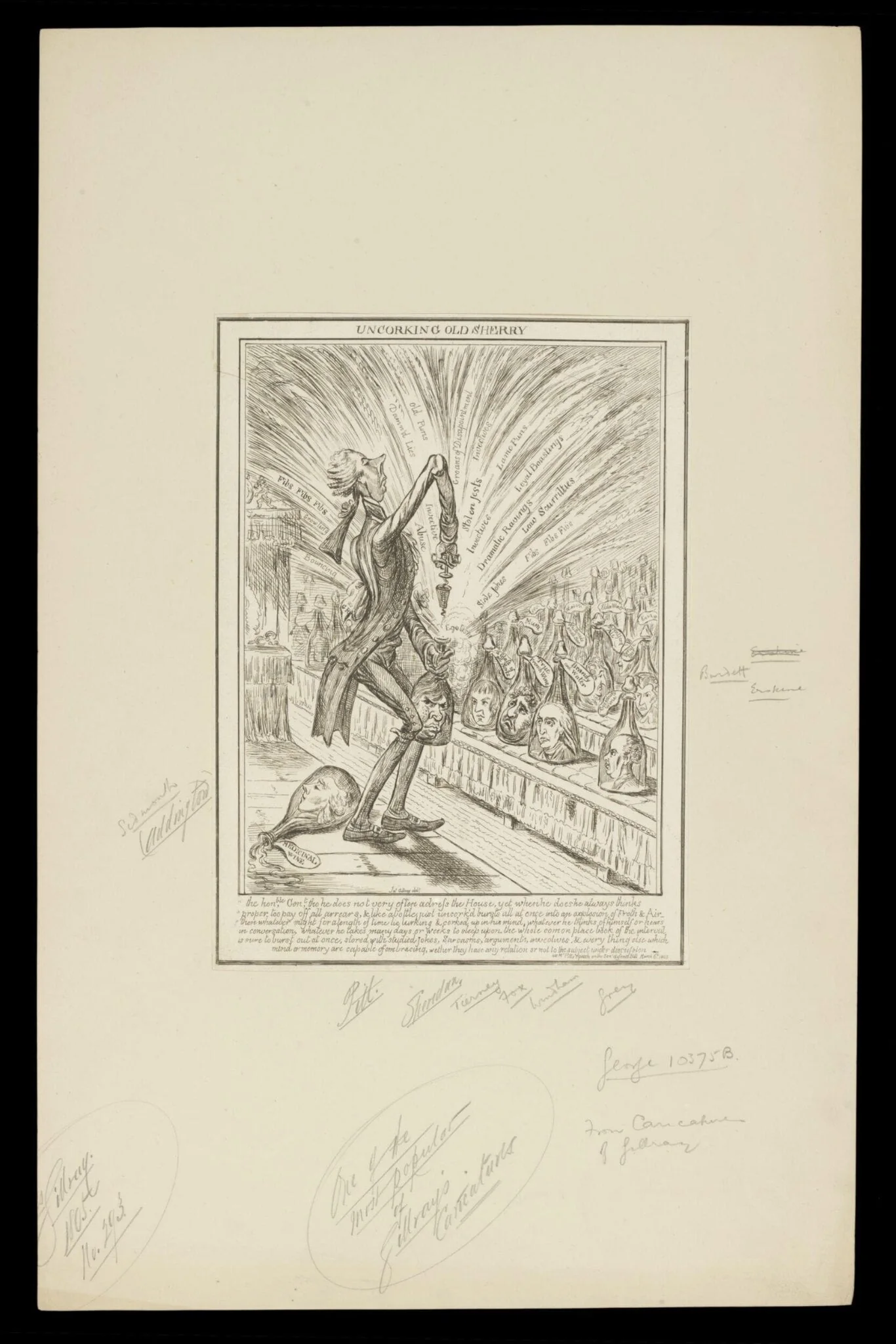 H Beard Print Collection, by James Gillray, 10