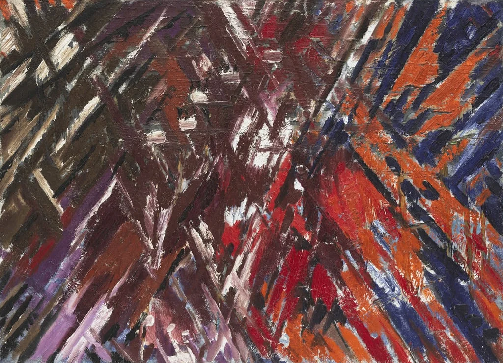 Untitled, by Mikhail Larionov, oil, 1912