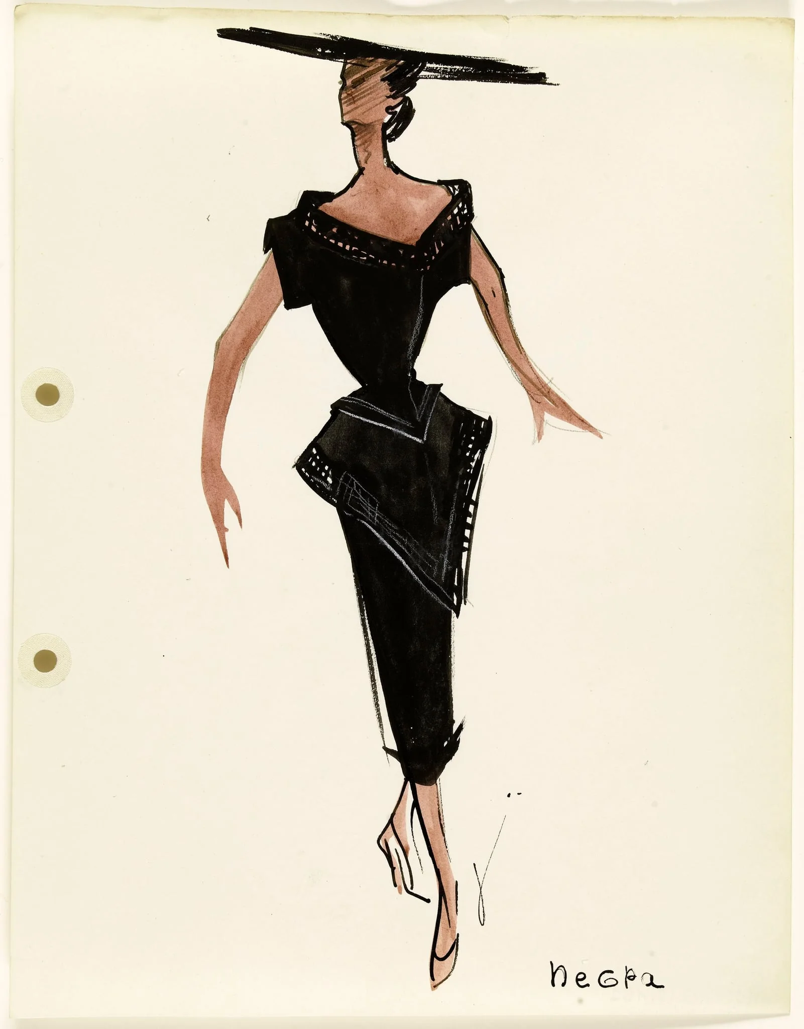 'Negra', by Marie-Louise Carven, 1951