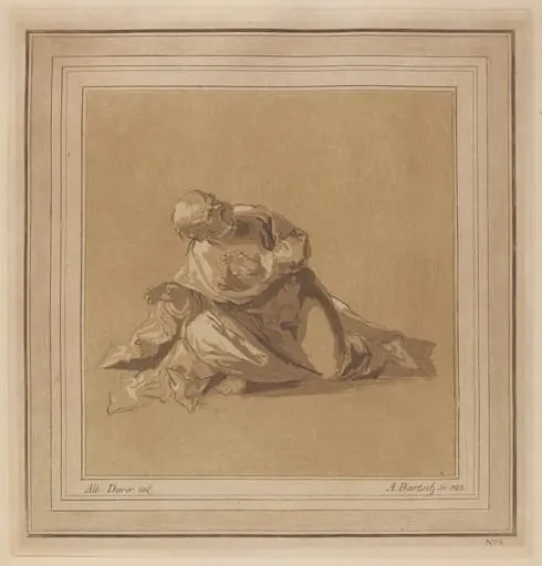 A Crouching Apostle (Saint Peter)