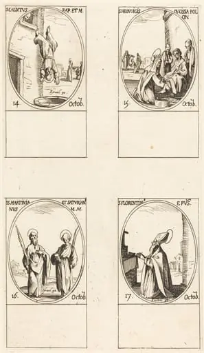 St. Calixtus; St. Hedwiges; Sts. Martinian and Saturian; St. Florentinus