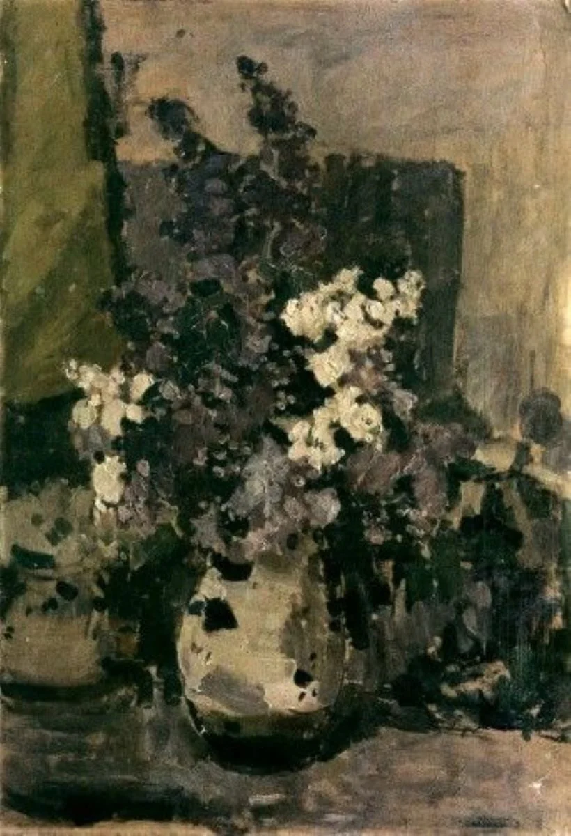 Vas cu flori, by Dona Niculina Delavrancea, unspecified