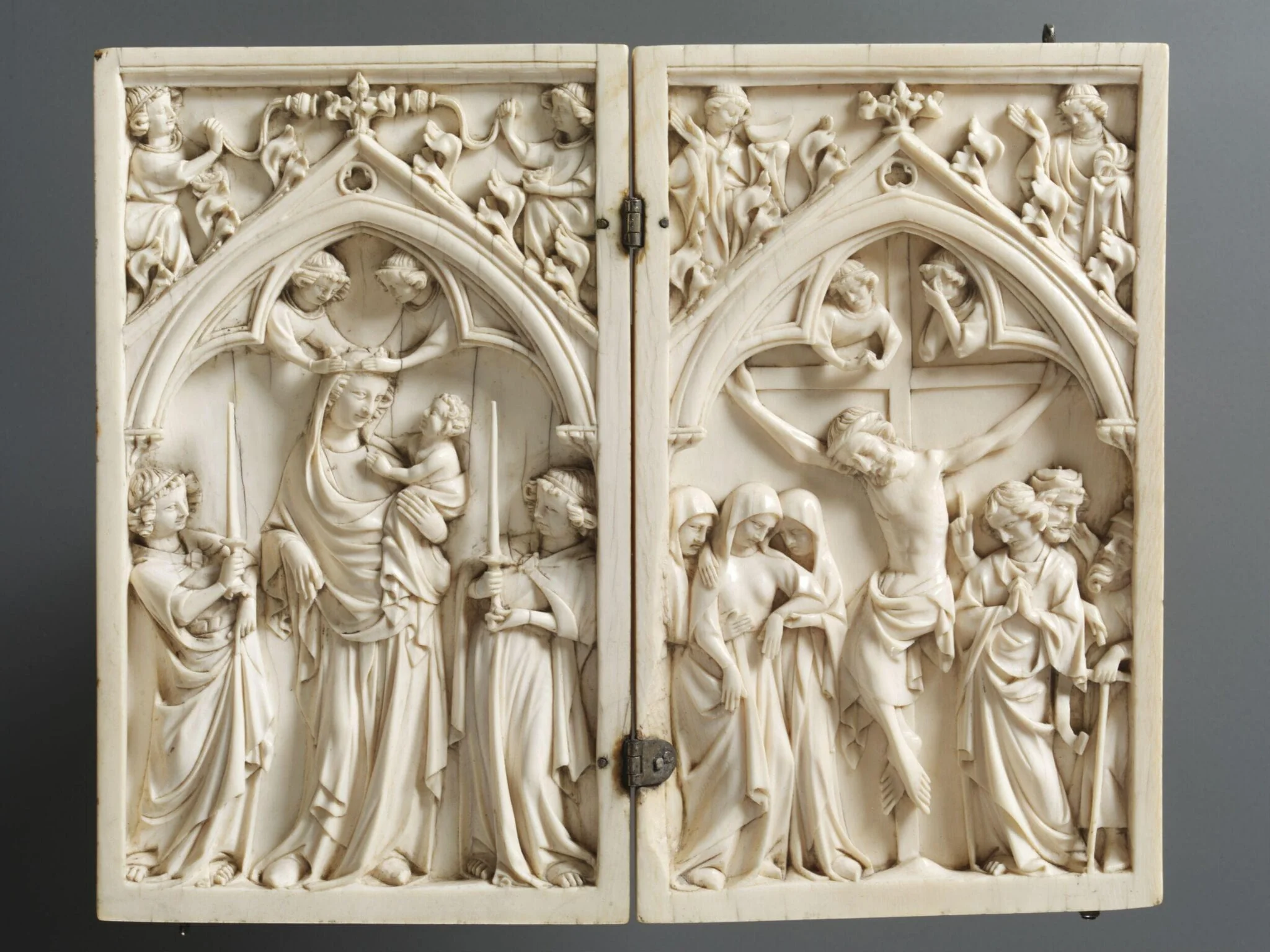 The Virgin and Child and the Crucifixion