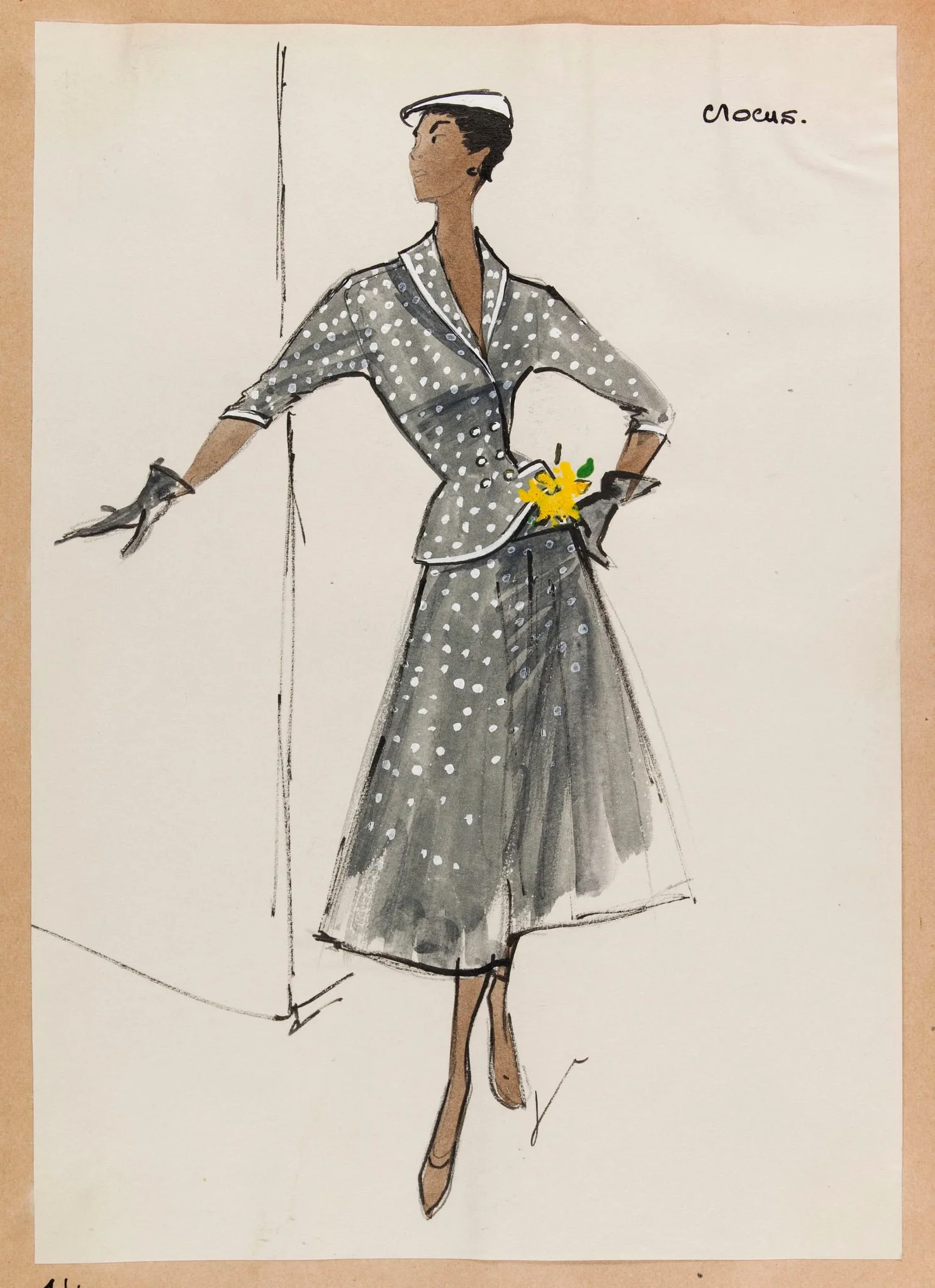 Crocus, by Marie-Louise Carven, 1951